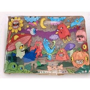 Psychedelic Monsters Retro  Hard Shell Case New  Macbook Air 13.6 Stand Vent